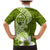 Hafa Adai Guam Family Matching Mermaid Dress and Hawaiian Shirt Polynesian Olive Green Blue Pattern LT01 - Polynesian Pride