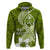 Hafa Adai Guam Hoodie Polynesian Olive Green Blue Pattern LT01 Pullover Hoodie Green - Polynesian Pride