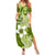 Hafa Adai Guam Summer Maxi Dress Polynesian Olive Green Blue Pattern LT01 Women Green - Polynesian Pride