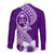 Hafa Adai Guam Family Matching Mermaid Dress and Hawaiian Shirt Polynesian Floral Purple Pattern LT01 - Polynesian Pride