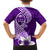 Hafa Adai Guam Family Matching Puletasi Dress and Hawaiian Shirt Polynesian Floral Purple Pattern LT01 - Polynesian Pride