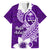 Hafa Adai Guam Family Matching Puletasi Dress and Hawaiian Shirt Polynesian Floral Purple Pattern LT01 Dad's Shirt - Short Sleeve Purple - Polynesian Pride