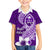 Hafa Adai Guam Family Matching Short Sleeve Bodycon Dress and Hawaiian Shirt Polynesian Floral Purple Pattern LT01 Son's Shirt Purple - Polynesian Pride