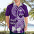 Hafa Adai Guam Hawaiian Shirt Polynesian Floral Purple Pattern LT01 - Polynesian Pride