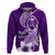 Hafa Adai Guam Hoodie Polynesian Floral Purple Pattern LT01 Pullover Hoodie Purple - Polynesian Pride