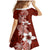Hafa Adai Guam Family Matching Mermaid Dress and Hawaiian Shirt Polynesian Floral Red Pattern LT01 - Polynesian Pride