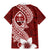 Hafa Adai Guam Family Matching Mermaid Dress and Hawaiian Shirt Polynesian Floral Red Pattern LT01 - Polynesian Pride