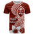 Hafa Adai Guam T Shirt Polynesian Floral Red Pattern LT01 Red - Polynesian Pride