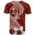 Hafa Adai Guam T Shirt Polynesian Floral Red Pattern LT01 - Polynesian Pride