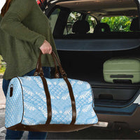 Baby Blue Mermaid Puakenikeni Maile Lei Travel Bag