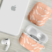 Apricot Mermaid Puakenikeni Maile Lei AirPods Case LT01 - Polynesian Pride
