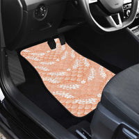 Apricot Mermaid Puakenikeni Maile Lei Car Mats
