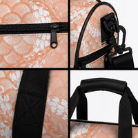 Apricot Mermaid Puakenikeni Maile Lei Duffle Bag LT01 - Polynesian Pride