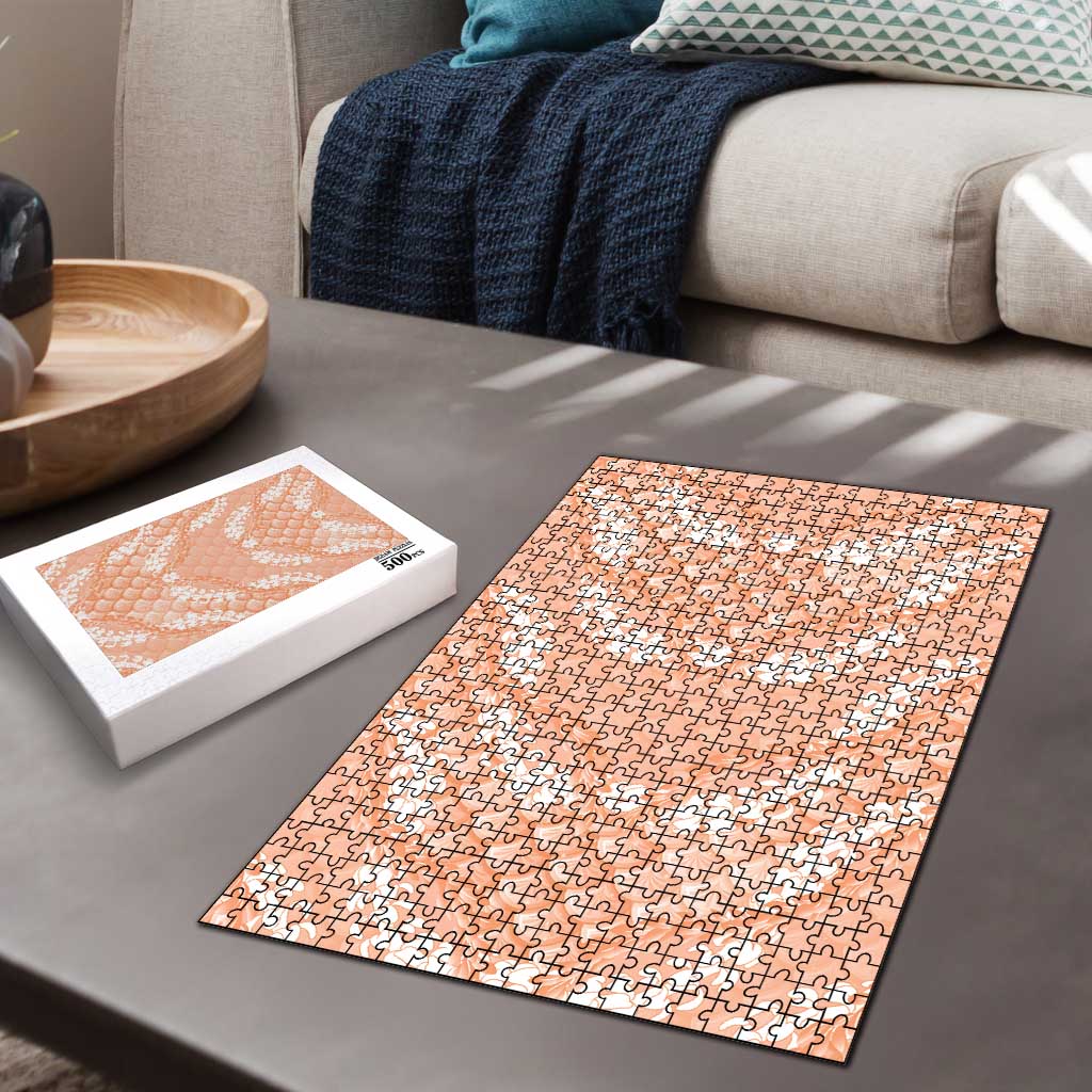 Apricot Mermaid Puakenikeni Maile Lei Puzzle LT01 - Polynesian Pride