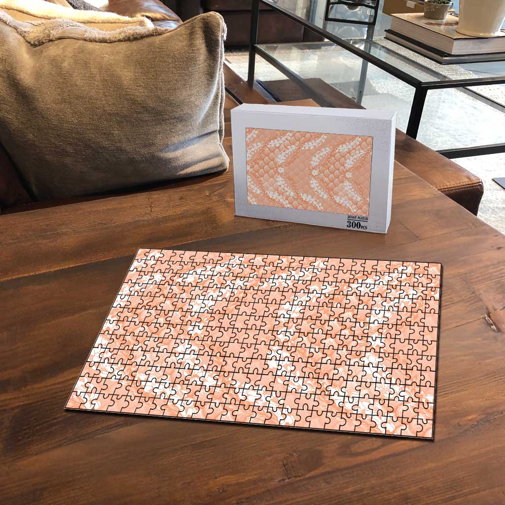 Apricot Mermaid Puakenikeni Maile Lei Puzzle LT01 - Polynesian Pride
