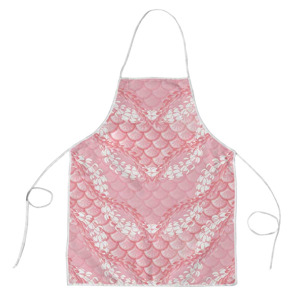 Soft Pink Mermaid Puakenikeni Maile Lei Apron LT01 Pink - Polynesian Pride