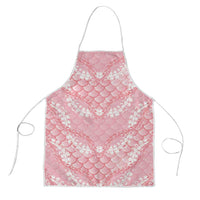 Soft Pink Mermaid Puakenikeni Maile Lei Apron LT01 Pink - Polynesian Pride