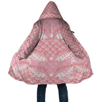 Soft Pink Mermaid Puakenikeni Maile Lei Cloak