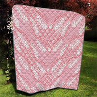 Soft Pink Mermaid Puakenikeni Maile Lei Quilt LT01 - Polynesian Pride