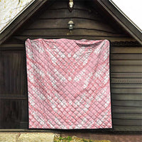Soft Pink Mermaid Puakenikeni Maile Lei Quilt LT01 - Polynesian Pride