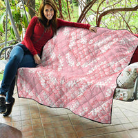 Soft Pink Mermaid Puakenikeni Maile Lei Quilt LT01 - Polynesian Pride