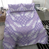 Lilac Mermaid Puakenikeni Maile Lei Bedding Set LT01 - Polynesian Pride