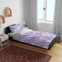 Lilac Mermaid Puakenikeni Maile Lei Bedding Set LT01 - Polynesian Pride