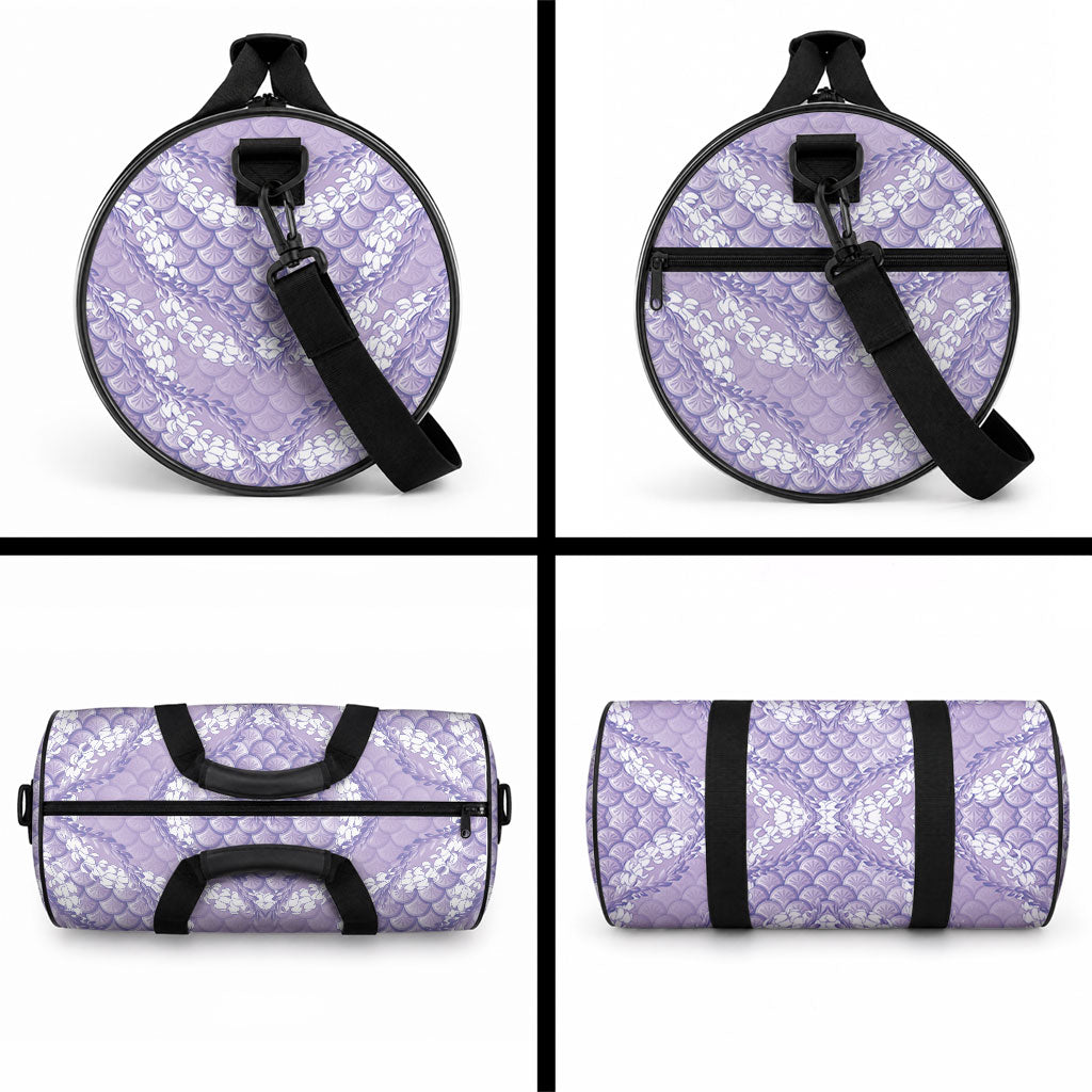 Lilac Mermaid Puakenikeni Maile Lei Duffle Bag LT01 - Polynesian Pride