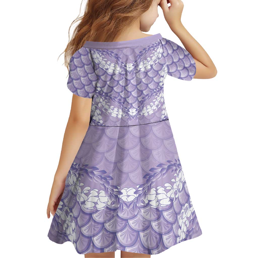 Lilac Mermaid Puakenikeni Maile Lei Family Matching Tank Maxi Dress and Hawaiian Shirt LT01 - Polynesian Pride