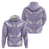 Lilac Mermaid Puakenikeni Maile Lei Hoodie LT01 - Polynesian Pride