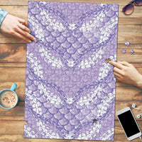 Lilac Mermaid Puakenikeni Maile Lei Puzzle LT01 Purple - Polynesian Pride