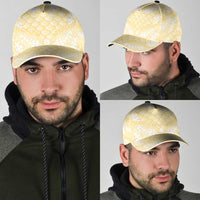 Pastel Yellow Mermaid Puakenikeni Maile Lei Classic Cap