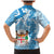 Personalised Fiji Day Family Matching Mermaid Dress and Hawaiian Shirt Fijian Map Hibiscus Tapa Pattern LT01