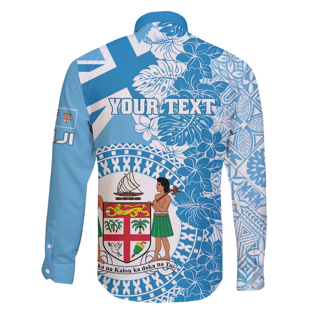 Personalised Fiji Day Family Matching Mermaid Dress and Hawaiian Shirt Fijian Map Hibiscus Tapa Pattern LT01 - Polynesian Pride