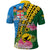Personalised Malampa Fiji Day Polo Shirt Tropical Tapa Pattern