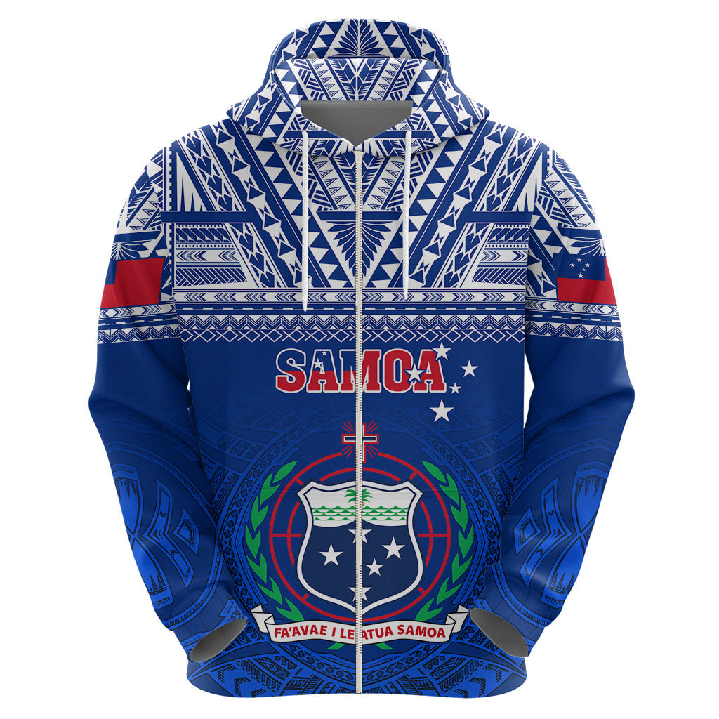 Samoa Rugby Hoodie Manu Samoa Polynesian Tatoo Pattern LT01 - Polynesian Pride