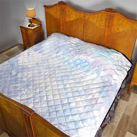 Samoa White Sunday Quilt Sweet Pastel Plumeria Floral