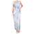 Samoa White Sunday Tank Maxi Dress Sweet Pastel Plumeria Floral