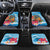 Personalized Aloha Hawaii Skeleton Surfing Car Mats Tribal Shark Plumeria