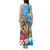 Personalized Aloha Hawaii Skeleton Surfing Tank Maxi Dress Tribal Shark Plumeria