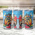 Personalized Aloha Hawaii Skeleton Surfing Tumbler Cup Tribal Shark Plumeria