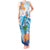 Personalized Hawaii Hula Girl Skeleton Dancing Tank Maxi Dress Hibiscus Tribal Shark