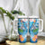 Personalized Hawaii Hula Girl Skeleton Dancing Tumbler With Handle Hibiscus Tribal Shark