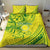 Kia Orana Cook Islands Bedding Set Turtle Yellow Green Polynesian Pattern LT01 - Polynesian Pride