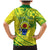 Kia Orana Cook Islands Family Matching Mermaid Dress and Hawaiian Shirt Turtle Yellow Green Polynesian Pattern LT01 - Polynesian Pride