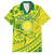 Kia Orana Cook Islands Hawaiian Shirt Turtle Yellow Green Polynesian Pattern LT01 Green - Polynesian Pride