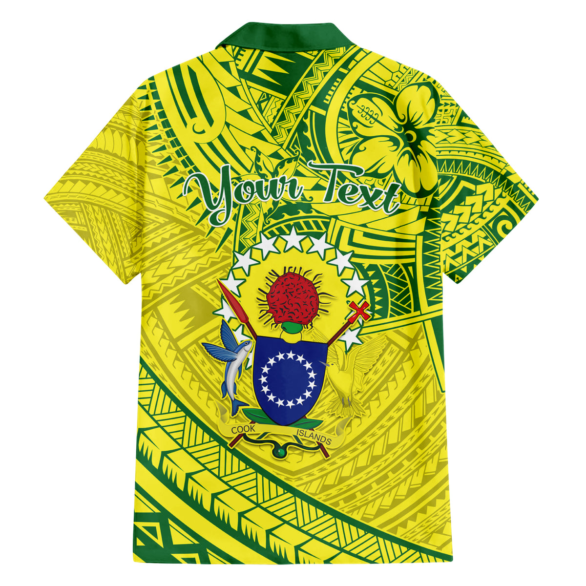 Kia Orana Cook Islands Hawaiian Shirt Turtle Yellow Green Polynesian Pattern LT01 - Polynesian Pride