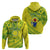 Kia Orana Cook Islands Hoodie Turtle Yellow Green Polynesian Pattern LT01 - Polynesian Pride