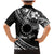Kia Orana Cook Islands Family Matching Mermaid Dress and Hawaiian Shirt Circle Stars With Floral White Pattern LT01 - Polynesian Pride