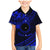 Kia Orana Cook Islands Family Matching Mermaid Dress and Hawaiian Shirt Circle Stars With Floral Navy Blue Pattern LT01 Son's Shirt Blue - Polynesian Pride